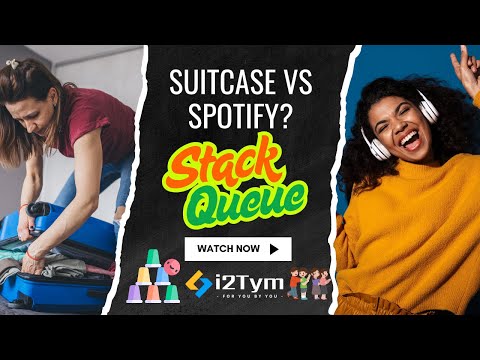 Suitcase or Spotify? Understand Stack vs Queue! | Programming Concepts Made Fun!