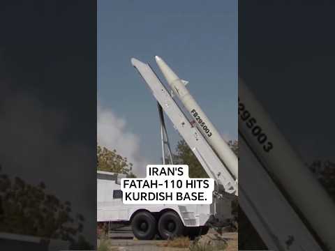 Iran’s Fateh-110 Missile Hits Kurdish Base #thinkinseconds #shorts