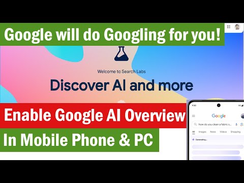 How to Turn ON/Off Google AI Overview on PC & Mobile 2024 | Enable Google AI overview