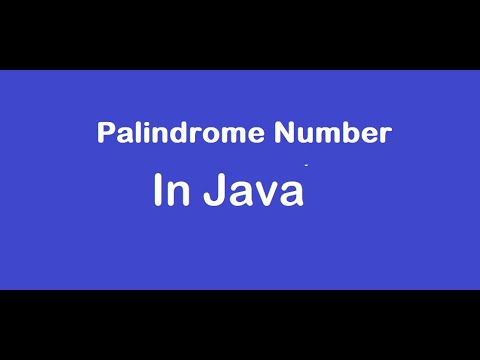 Palindrome Number in java ||java palindrome Number#interview #palindromenumber #java
