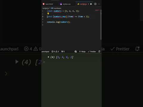 Master the Javascript Map() function in 60 seconds #JavaScript #CodingShorts #WebDevelopment