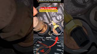 How To Fix Engine Coolant Temperature Sensor #coolant #temperature #diy