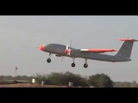 DRDO's Rustom 2 MALE UAV Take Off and Landing