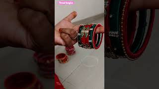 #new trendy# thread bangles# #beautifulbanglesdesigns #trending #shortvideo