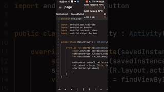 make app in codeAssist page