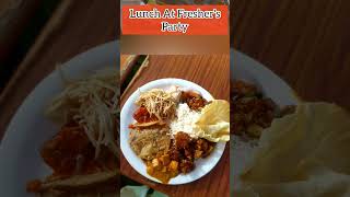 Fresher's Party Special #lunch #kiituniversity #trending #foodie #btech