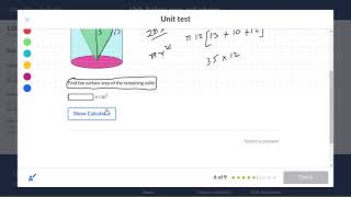 Class 10th Surface Area and Volume Unit Test