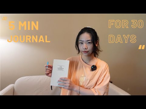 I Tried The Five Minute Journal For A Month & Here's What I Learned!