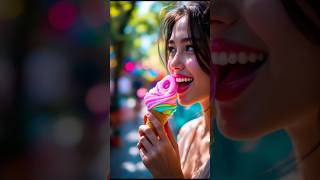 #shorts #countdown #10sec #10seconds #10to0 #9 #9nine #icecream #girls #youngwoman