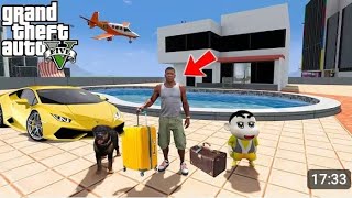 Gta5 ma Shinchan Aya | Franklin na  Shinchan ko bachaya |India bike driving 3d | Shinchan ka chet c