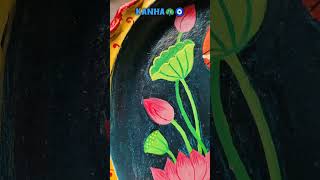 kanha 🦚🧿#shorts #art #painting #matirthala #drawing #diycrafts #viral #krishna #1mviews #1m #kanha