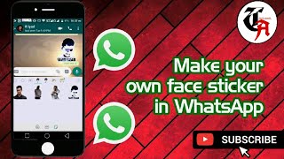 #Tech Ayush  Apna Face Sticker Kaise Banaye,how can make his face sticker in whatsapp,,TECH AYUSH