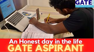 An Honest day in the life of GATE aspirant ! | A GATE 2022 Preparation day🔥