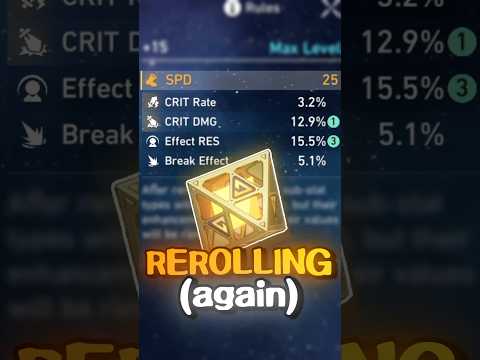 Relic rerolling is OVERRATED(I got SCAMMED again..) #hsr #honkaistarrail #hoyocreators #hsrcreators