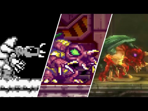 Evolution of Arachnus Battles in Metroid Games (1991 - 2017)
