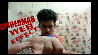 Spiderman Web Effect