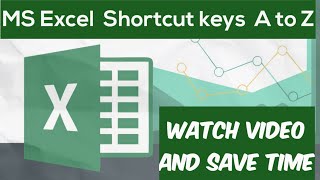 Excel Shortcuts 2023 |Microsoft Ecxel tutorial Ctrl with A to Z |Shortcuts keys