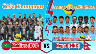 Cava Champion Leauge 2025 Maldives || Nepal Vs Maldives || Nepal Volleyball Team || Good luck  👍️
