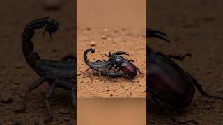 #tropicalinsectsLV4 scorpion vs bombardier beetle | #bombardier #scorpio