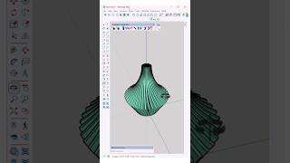 SketchUp tutorial ✨ Check out this stylish parametric vase I modeled in SketchUp. #sketchup #art