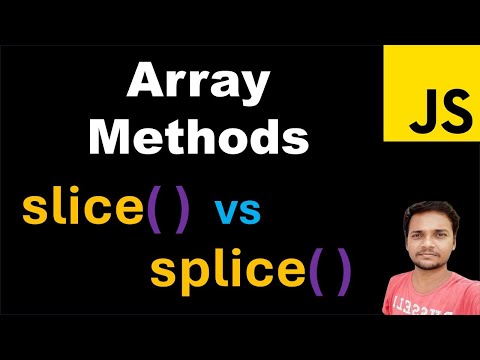 Slice vs splice in javascript