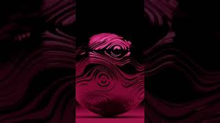 3D magenta glossy sphere #3d #3danimation #3deffect #3dgraphics #3dvideo #3dvisualization #shorts