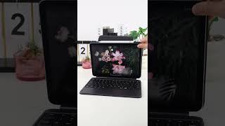 “Why didn’t I get this sooner?! 😍#keyboardcase #bluetoothconnection #2025technology #tabletaccessory