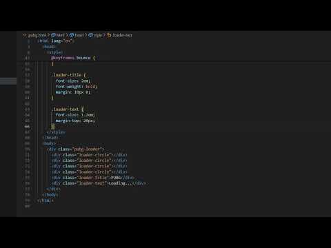 PUBG Loader using CSS