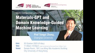 20231020 - Materials-GPT and Domain Knowledge-Guided Machine Learning