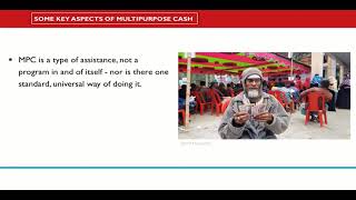 CaLP Training Video: Monitoring Multipurpose Cash (MPC)