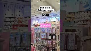 New miniso strore #krishnanagar #affordableproducts #eastdelhi #newstore #miniso #rakhispecial