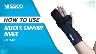 How to Wear and When to Use a Boxer's Support Brace  | Vissco Boxer's Support Brace