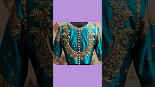 💯👌Beautiful Blouse Design ❤️#blouse #blousedesigns #dress #paithanisarreblousebackneckdesign