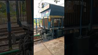 WDG-4 DIESEL LOCOMOTIVE ON IDLE MODE RELEASE AIR BRAKE #wdg4 #shortsfeed #viralshorts #trending