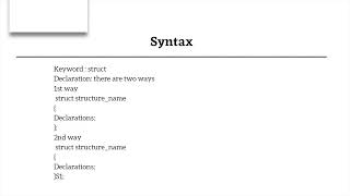 35 - Introduction to structures and strings in C programming language