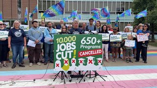 College, union offer conflicting job loss numbers due to program suspensions
