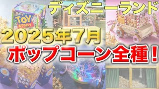 ディズニーランド【ポップコーン全種類！2025年7月】