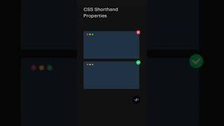 CSS shorthand properties #css #cascadingstylesheets #techtips #webdevelopment