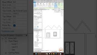 How to use the Roof by Extrusion tool in Revit Architecture?