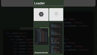 CSS HTML Loader Design #html #css #javascript #design #ytshorts #shortsindia #shorts #viralshort #js
