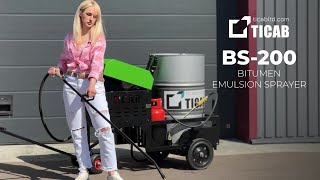 Advantages of the Hand-Push Bitumen Sprayer BS-200 | TM TICAB