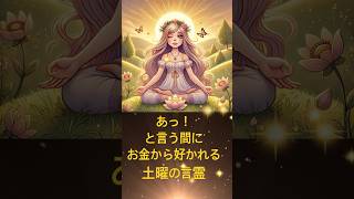 【土曜の言霊】お金はわたしに自由と安心をもたらします｜毎日1行アファメーションで豊かさを引き寄せる  #アファメーション #引き寄せの法則 #開運 #金運