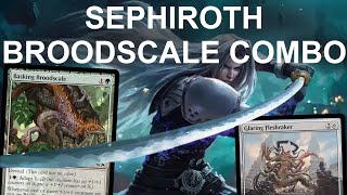 The Fabled SOLDIER! Modern Sephiroth Broodscale Combo. MTG Final Fantasy