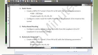 LabMinutes# SP0019 - Cisco MPLS TE Tunnel Forwarding (Part 1)