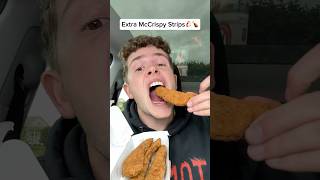 Eating McDonald’s NEW Chicken Tender Food Hack!