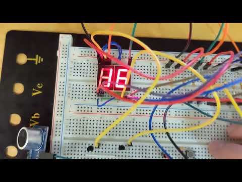 Use Arduino to measure the temperature and distance