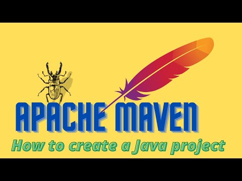 How to create a Java project with Maven