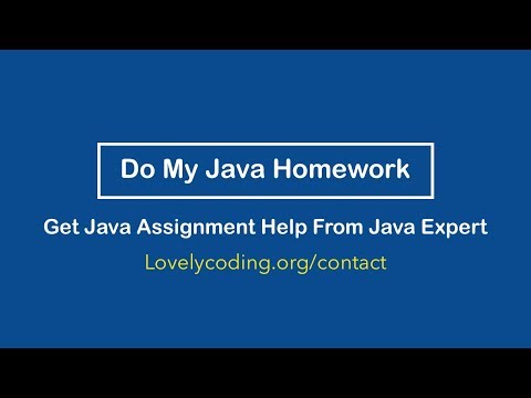 Do My Java Homework: Get Java Programming Help Right Now