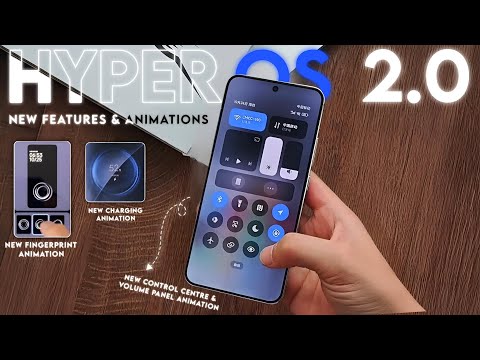 HyperOS 2.0 New Features Released 🚀 | New CC Animation, Charging & Fingerprint Animation |