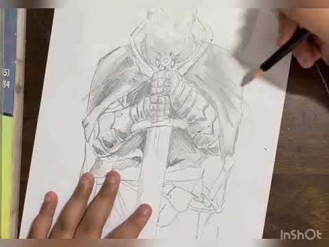 Headless Warrior Drawing